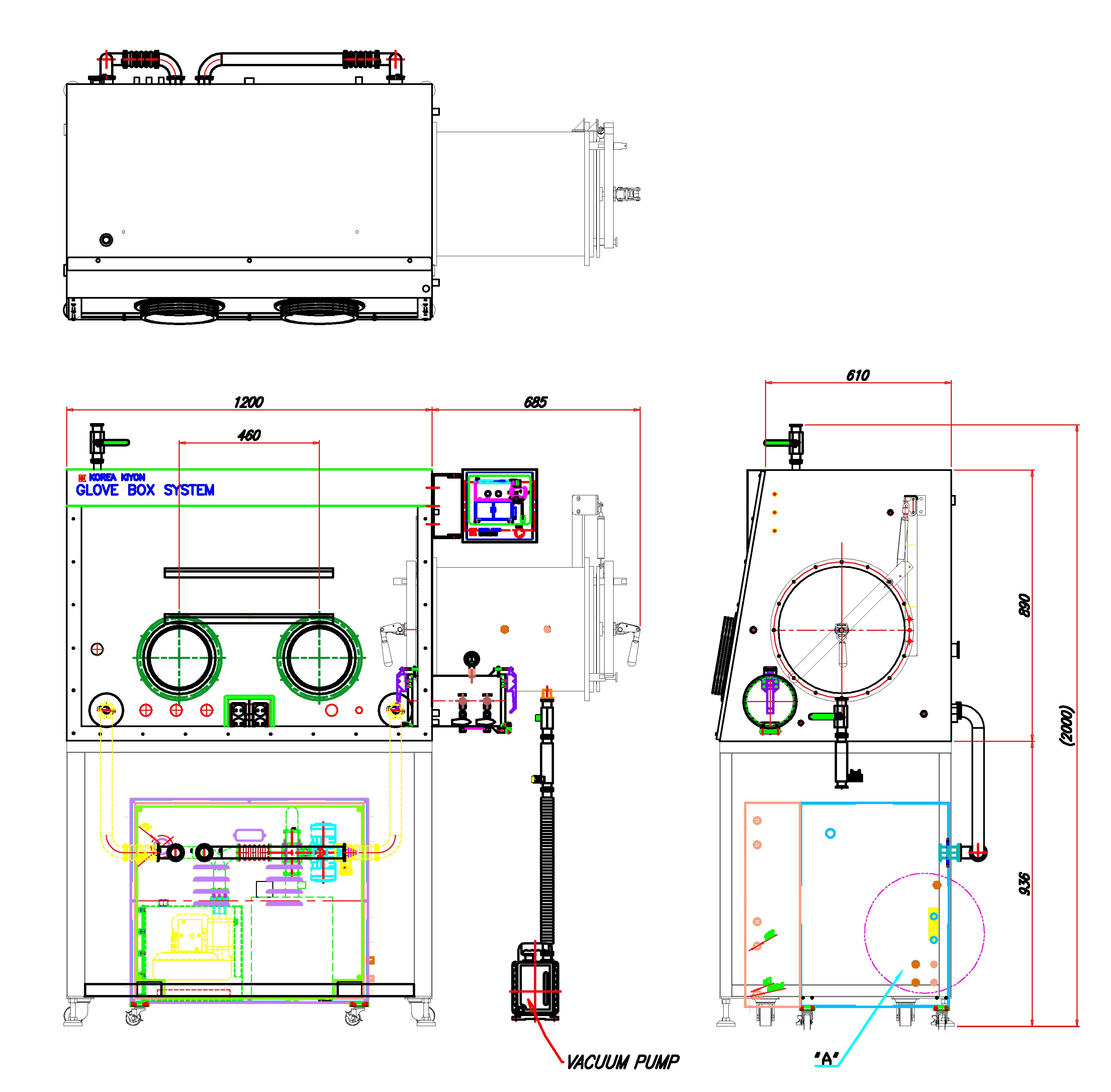 KK-011AS (2 Port) - views for spec sheet